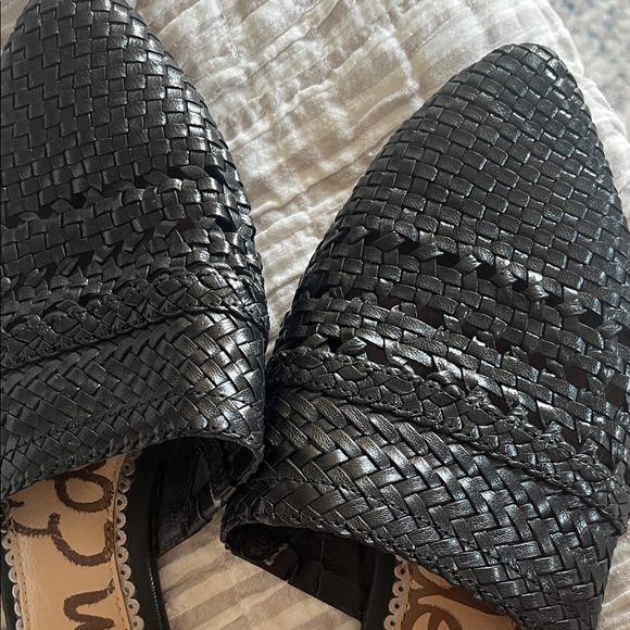 Sam Edelman Black Woven Mules - Picture 3 of 4